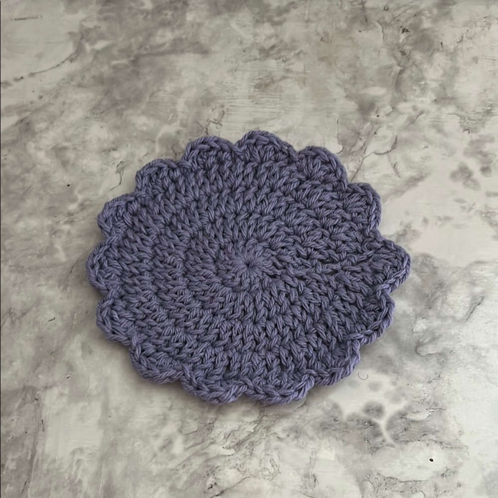 2 Handmade Crochet Coasters - Picture 5 of 8